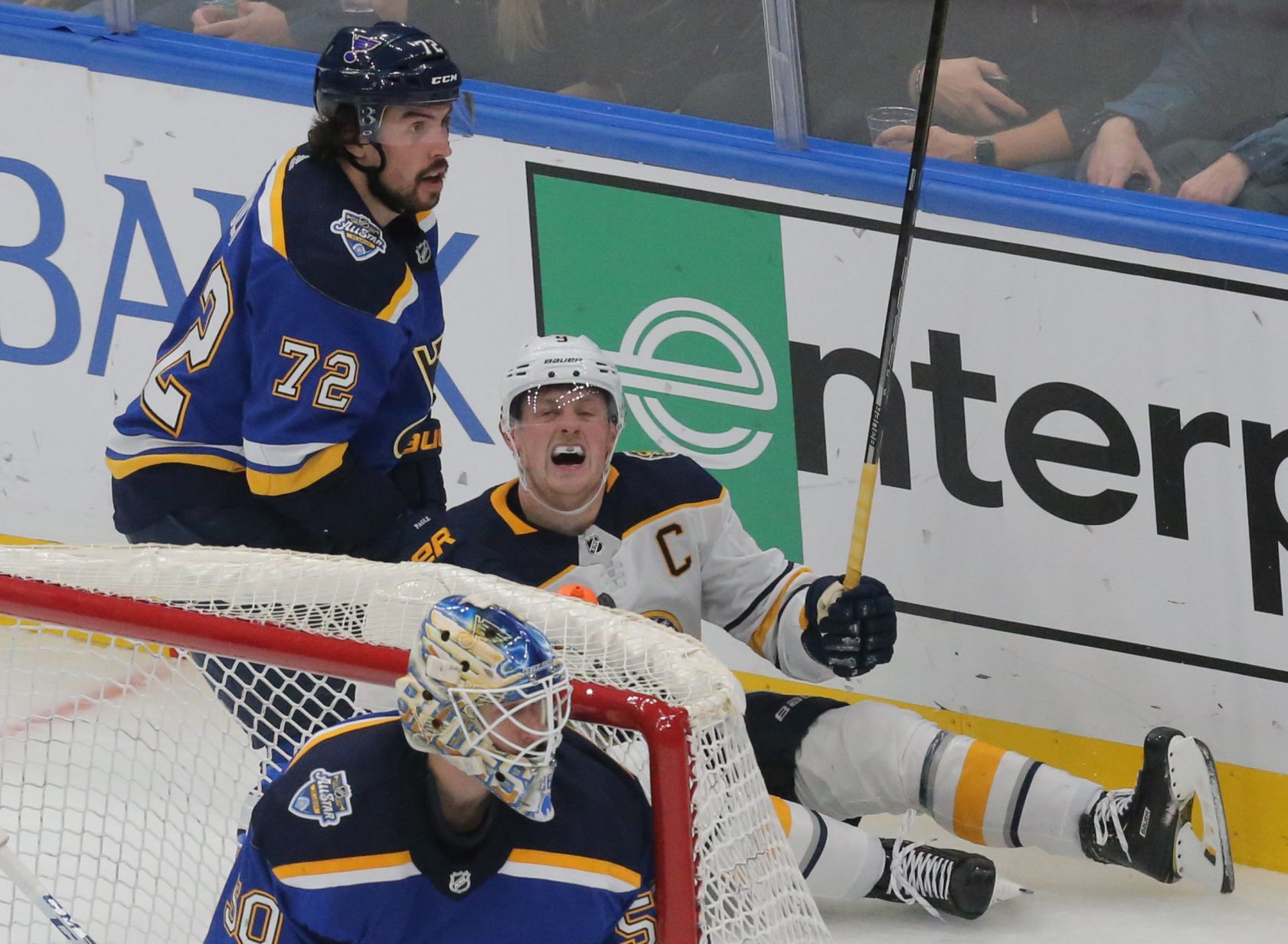 The Blues and the Sabres skate at Enterprise